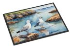 Gulls Scavenging Doormat Front Door Mat Indoor Outdoor Rugs for Entryway, Non Slip Washable Low Pile, 24H X 36W