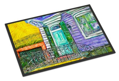 The House Next Door Doormat Front Door Mat Indoor Outdoor Rugs for Entryway, Non Slip Washable Low Pile, 24H X 36W