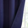 Solid Blackout Triple Weave Grommet Top Curtain Panel Pair