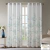 Burnout Printed Curtain Panel Pair(2 Pcs Window Panels)