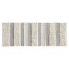 Woven Texture Stripe Bath Rug(22 x 58")