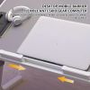 1 multifunctional foldable adjustable bed table - with height and angle adjustable laptop bed table, used for upgrading beds/sofas/sofas/floors