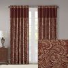 Jacquard Curtain Panel Pair(2 Pcs Window Panels)
