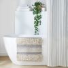 Woven Texture Stripe Bath Rug(22 x 58")