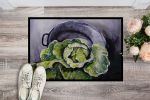 Home Grown In Plaquemines Parish Cabbage Doormat Front Door Mat Indoor Outdoor Rugs for Entryway, Non Slip Washable Low Pile, 24H X 36W