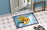 Yellow Daffy Daffodils Doormat Front Door Mat Indoor Outdoor Rugs for Entryway, Non Slip Washable Low Pile, 24H X 36W