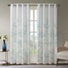 Burnout Printed Curtain Panel Pair(2 Pcs Window Panels)