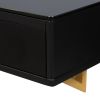 GO 47" Floating Shelf with Drawer, Multi-Purpose Wall-Mounted Vanity Table, Mounted Desk, Floating Table for Bedroom, Bathroom, Hairdressers