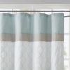Printed and Embroidered Shower Curtain