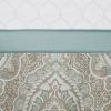 Printed and Embroidered Shower Curtain