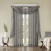 Solid Crushed Curtain Panel Pair(2 Pcs Window Panels)