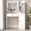 Makeup Vanity Desk with Mirror & Light