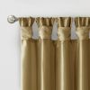 Twist Tab Lined Window Curtain Panel(Only 1 Pc Panel)